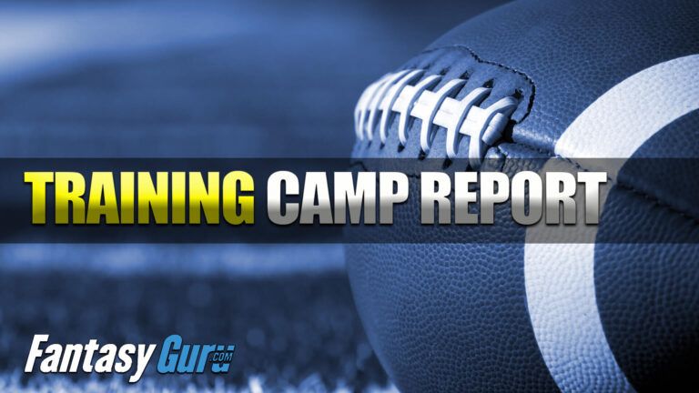Training Camp Report: 8/15