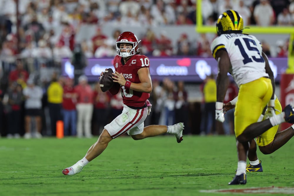 CFB DFS - John Mateer OU QB
