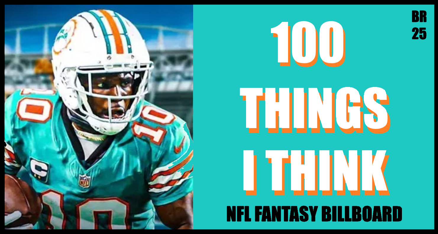 Fantasy Billboard: 100 Things I Think