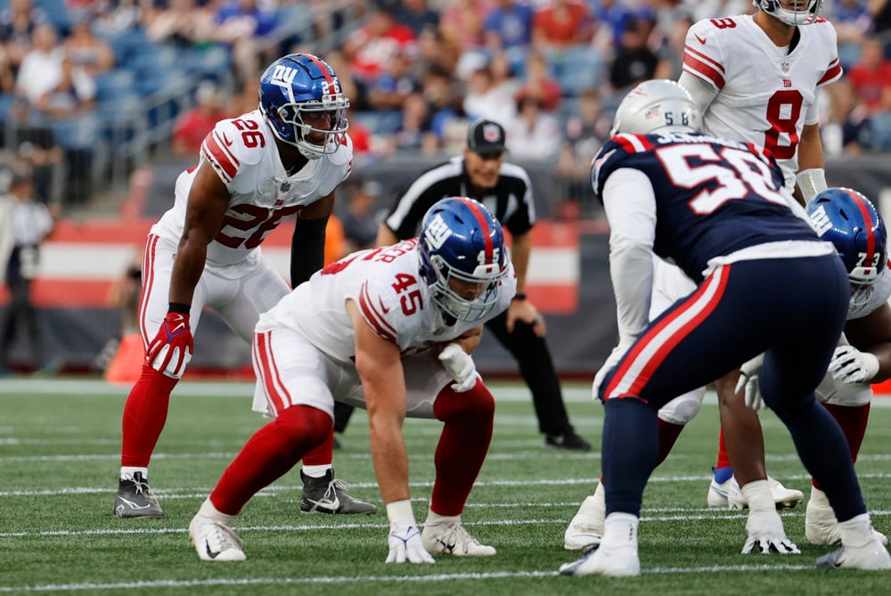 Giants vs Patriots