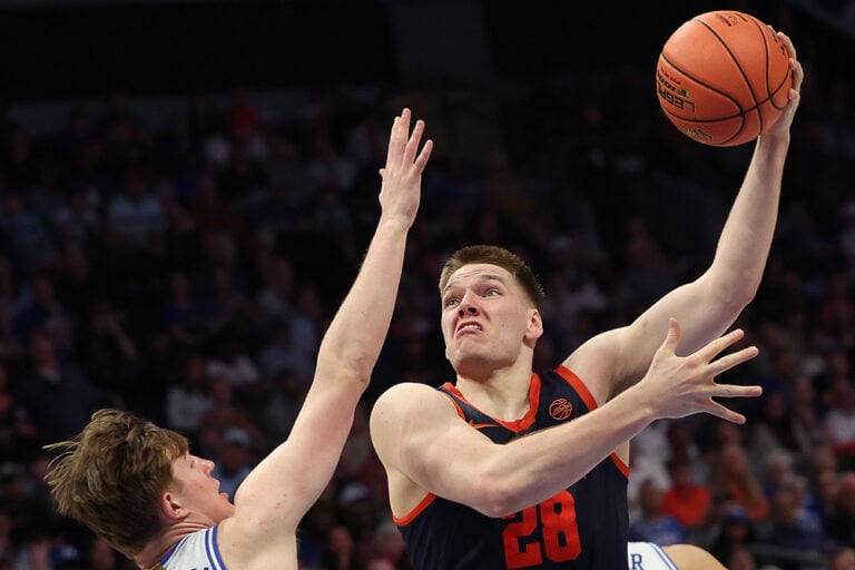 2026 March Madness - Virginia Cavaliers forward Thijs De Ridder