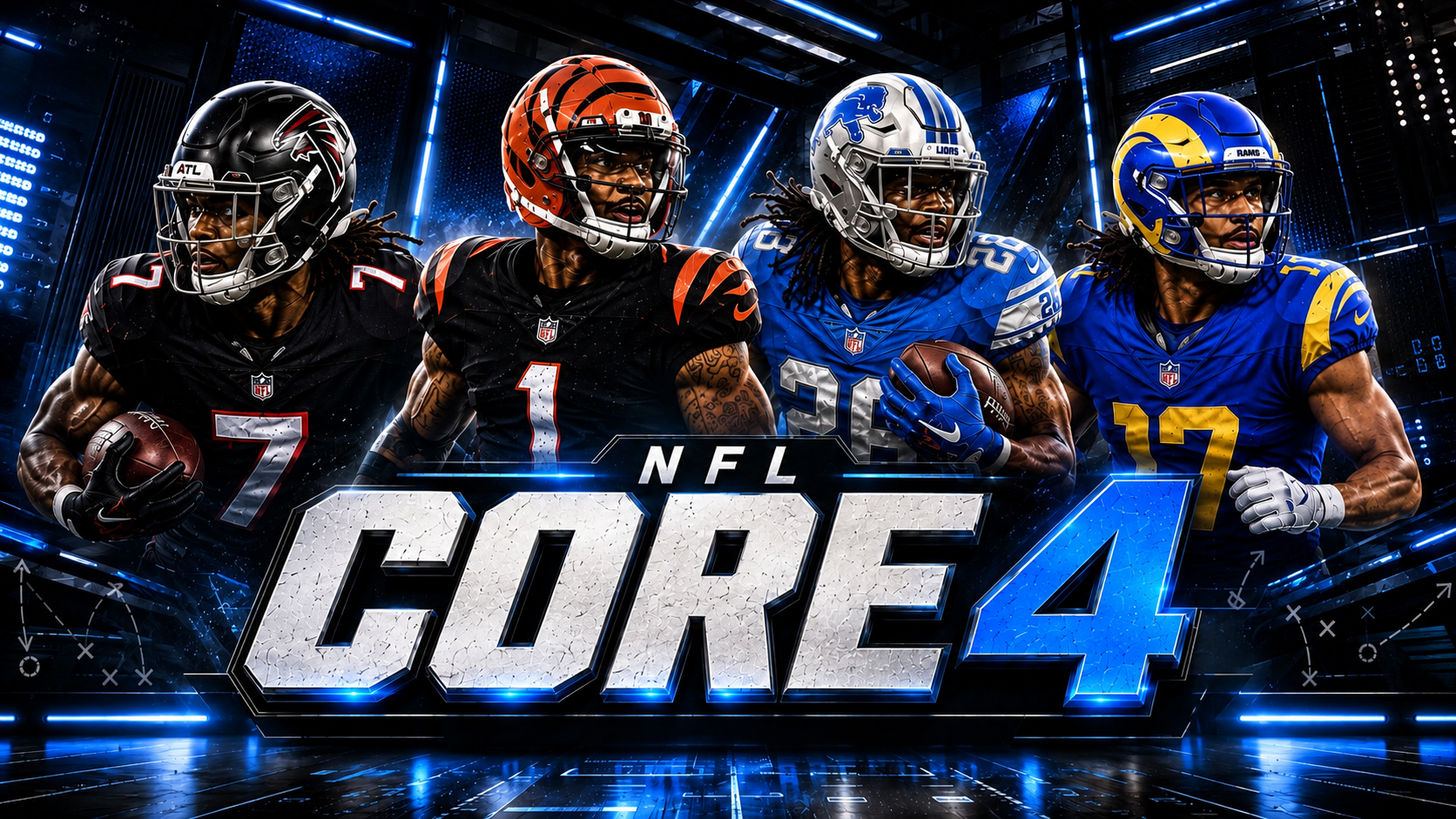 NFL Core 4 DFS Livestream With Tyler Buecher & Guests | 10/9 (7 PM EST)